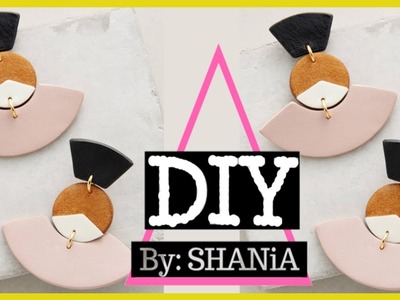 How to make Anthropologie statement earrings DIY Anthropologie inspired statement earrings || SHANiA