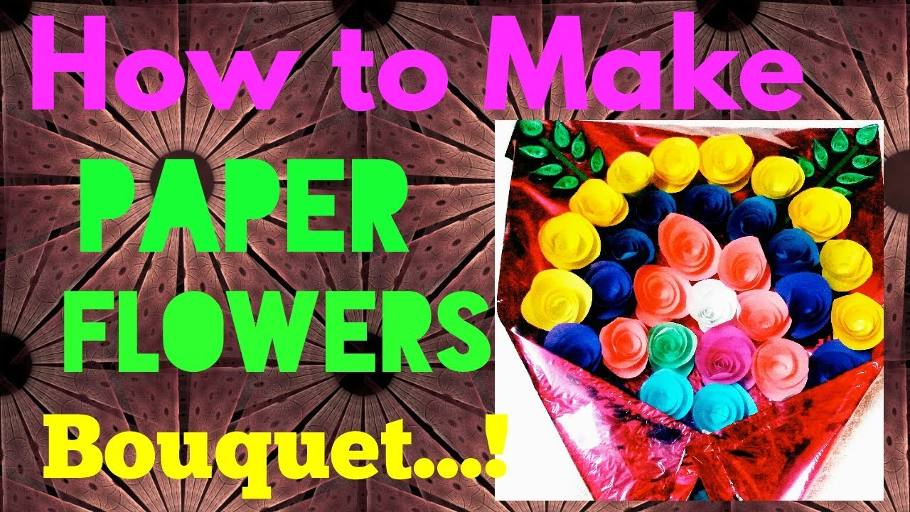 how-to-make-paper-flowers-bouquet