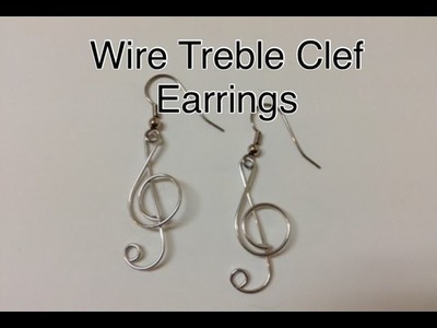 Jewelry Making Hack: How to Make Identical Treble Clef Earrings