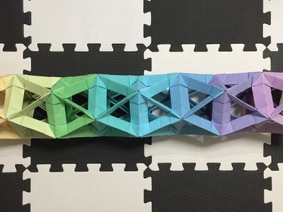 【Kusudama】Connecting 100 pieces【Modular Origami】54