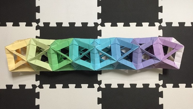 【Kusudama】Connecting 100 pieces【Modular Origami】54