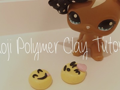 LPS:  Emoji Polymer Clay Tutorial! ???????? |  lps kitkat ♡