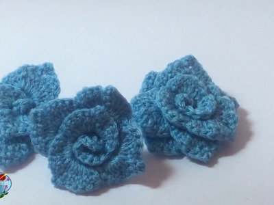 Mini crochet rose. sub EN