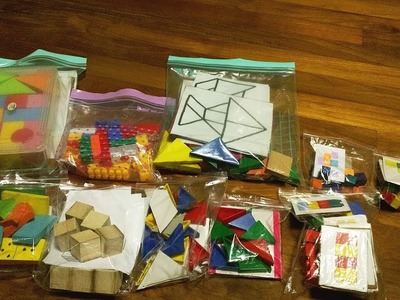 Montessori Inspired DIY Busy Bags: Up-cycling of Blocks - Activities for Preschoolers & Toddlers