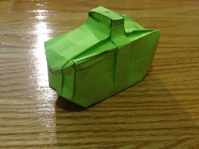 Origami a7v tank part 1 of 2