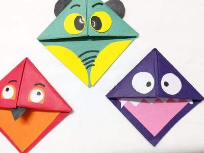 Origami Book marker - How to make Origami Bookmarker for Kids,  Fun with Craft for kids