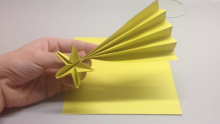 摺紙流星教學Origami fall star tutorial