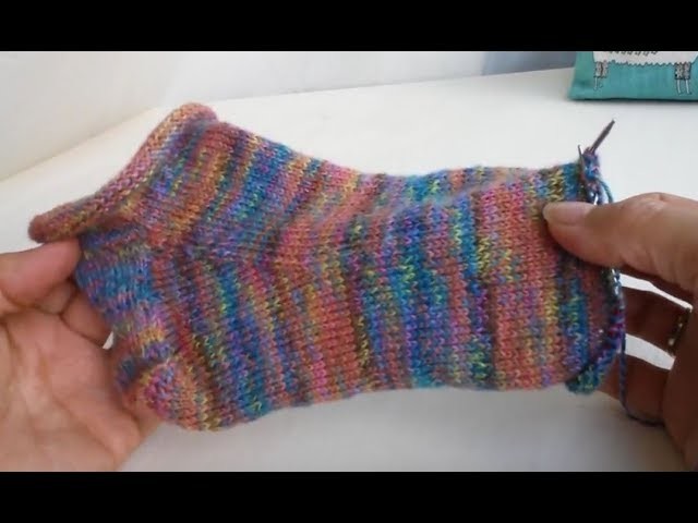 Part 6 Rose City Rollers Knitting Tutorial Toe decreases