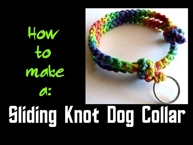 Sliding Knot Dog Collar