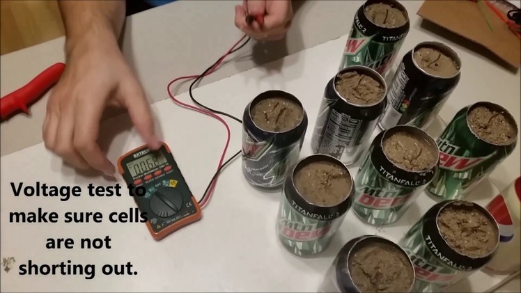 Soda Can Battery - Power From Trash - DIY Project