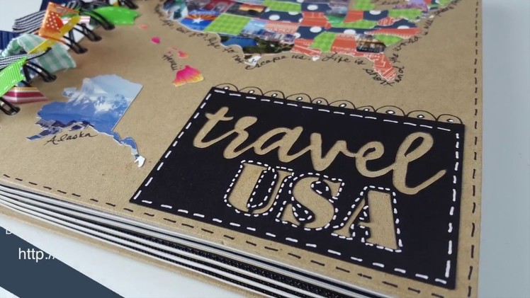 Travel Scrapbook: Use Your ScanNCut To Create A Photo Map