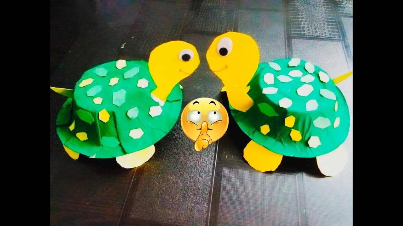 ART AND CRAFT FOR KIDS: HOW TO MAKE TOY TORTOISE OUT OF DISPOSABLE ...