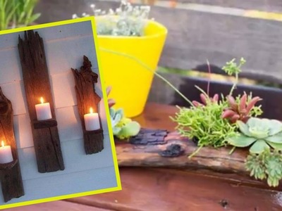 Cool Driftwood Crafts for Home Décor