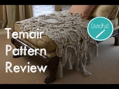 Crochet Pattern Review - The Temair Throw by Lion Brand Yarn Nicky Epstein