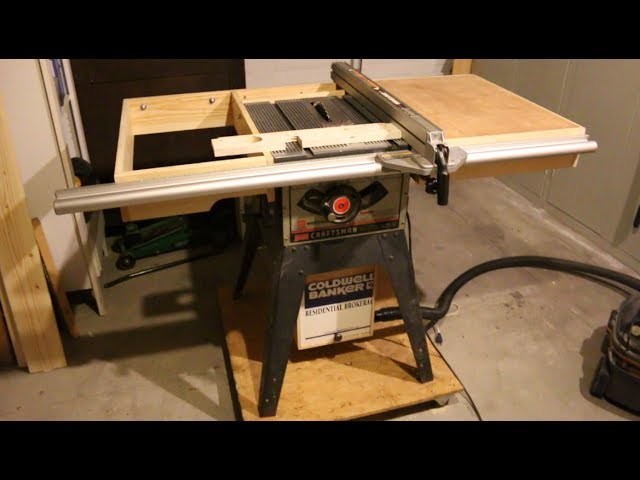 DIY Dust Collector for older Craftsman Tablesaw Project