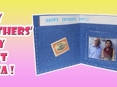 DIY Fathers' Day Gift Idea - Wallet Greeting Card | Saminspire