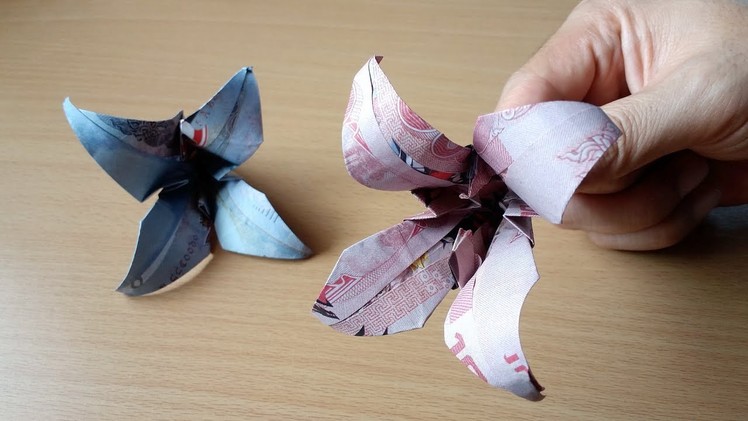 DIY How to Make Easy Origami Lily Flower