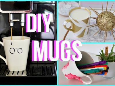 DIY MUGS.CUPS PINTEREST AND TUMBLR. INSPIRED! (Marble, Harry Potter,. )