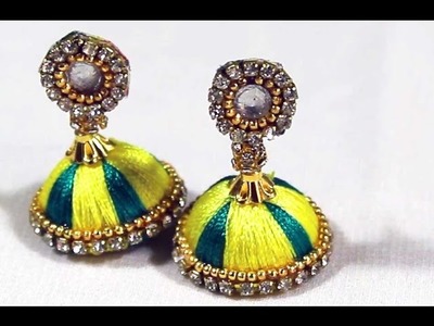 Ear Rings Fashion Designs - Hand Made with Silk thread Earrings || FASHION DESIGNS BANGLES