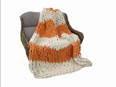 FREE Arm Knitting Course (Chunky Knit Blankets)