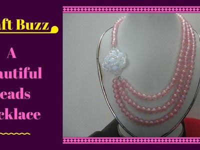 How To Make A Beautiful Beads Necklace At Home -- Craft Buzz