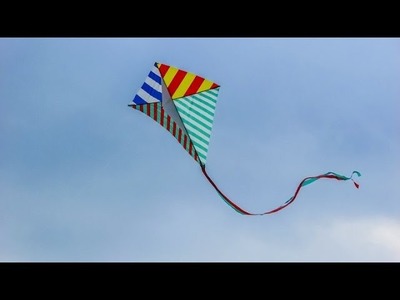 How to make a kite with bamboo and plastic bag very easy