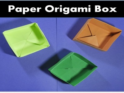 How To Make A Paper Box l DIY-Origami Box l Art Begin Craft