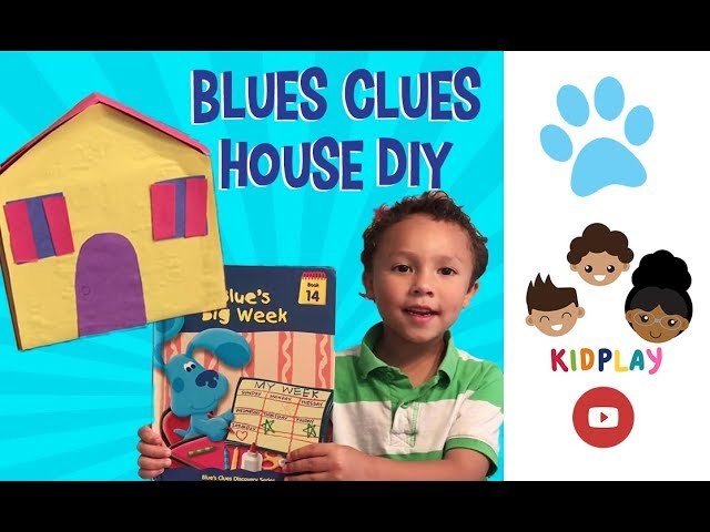 How to make Blues Clues House Kidpl@y Easy Kid Craft DIY Part 1  KidplayTV