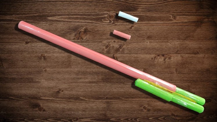 How To Make Paper Pocket Mini Pen Gun That Shoots Paper Bullets. (Modified)