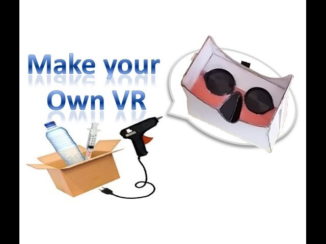 How to make virtual reality VR Cardboard at home DIY