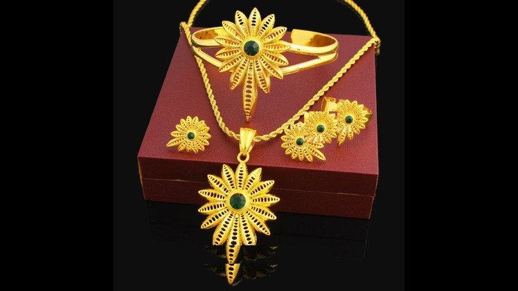 Latest Ethiopian Necklace Pendant Jewelry Designs || Trendy Ethiopian Gold Jewelry