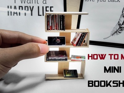 Miniature - How To Make Miniature Books Shelves Using Popsicle Stick