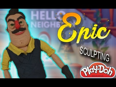 *NEW* DIY PLAY DOH HOW TO MAKE HELLO NEIGHBOR EPIC !!