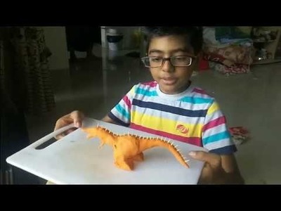 T Rex Dinosaur Clay Craft