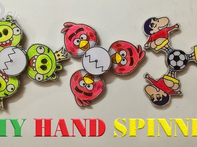 ANGRY BIRD, SHIN Spinner For Kids | DIY Hand Spinner Fidget