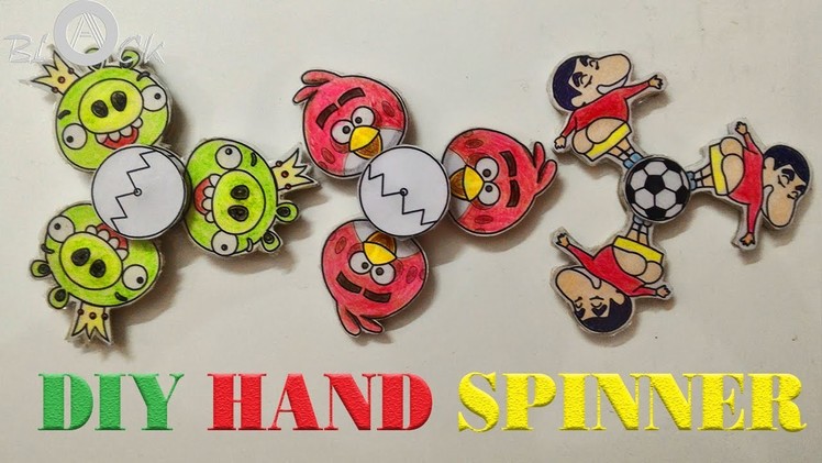 ANGRY BIRD, SHIN Spinner For Kids | DIY Hand Spinner Fidget