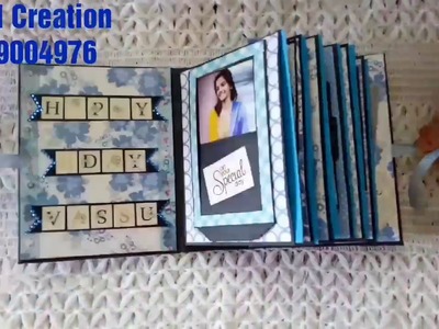 ????Bday mini scrapbook????done by sonal creation