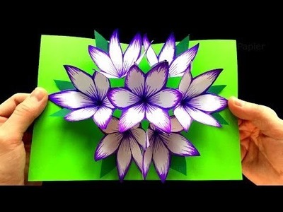 Beautifull paper made greeting card easy method
