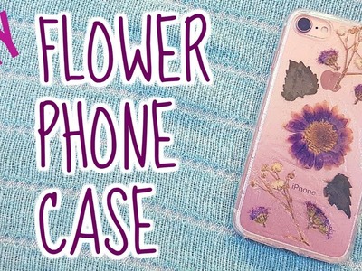 DIY FLOWER PHONE CASE. Penpal Gift Idea