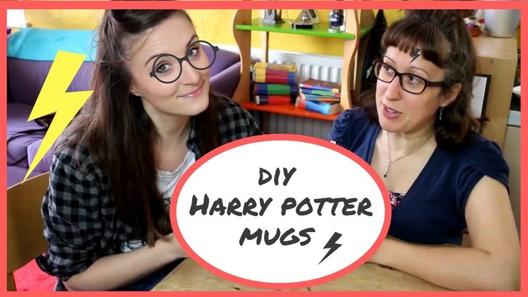 DIY Harry Potter mugs!