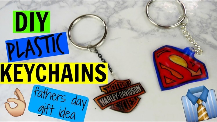 DIY PLASTIC KEYCHAINS! | LAST MINUTE FATHERS DAY GIFT IDEA!