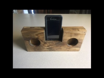 DIY | Wooden Smart Phone Music Amplifier | No Power Needed