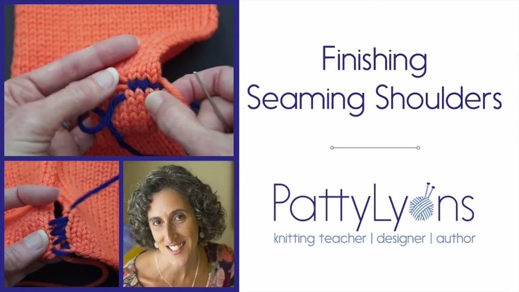 Finishing: How to Seam Shoulders in Knitting