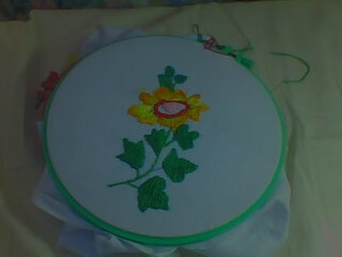Hand ebroidery, Roumanian stitch, or Kashmiri stitch tutorial for begginers.