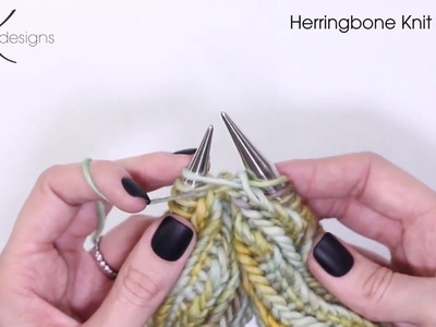 Herringbone Knit Stitch