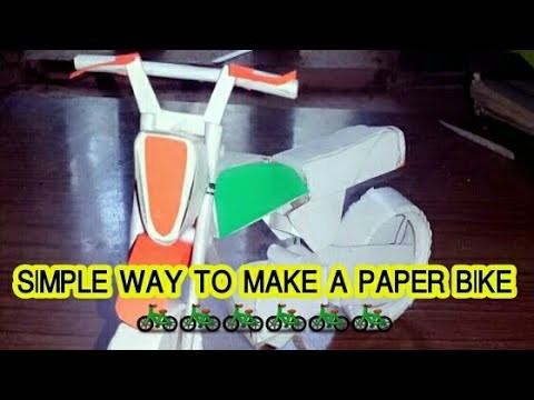How to make a paper BIKE????????????????????