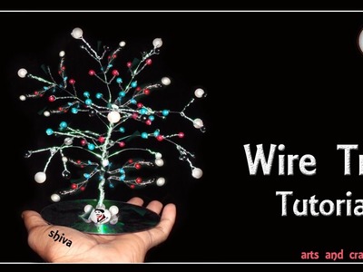 How to make a wire tree with beads