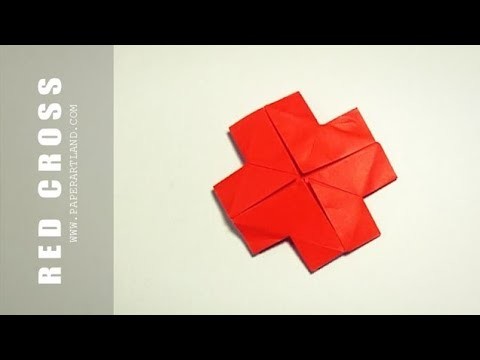 How to Make an Origami Red Cross