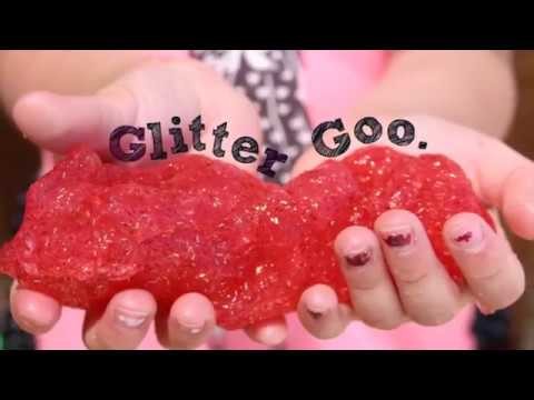 How to make glitter goo slime