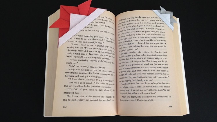 Origami samurai helmet bookmark 折り紙のかぶとのしおりブックマーク簡単な折り方